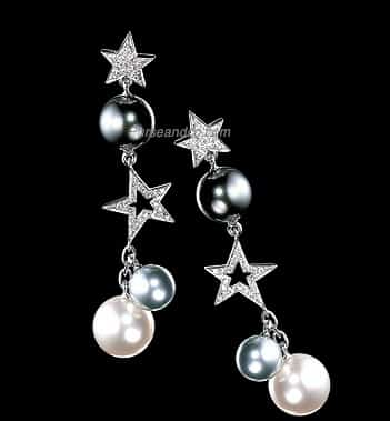 gioielli chanel 2011 orecchini di perle pendenti