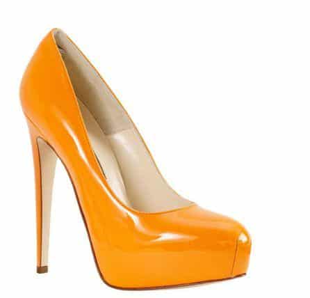 scarpe arancioni 2011 Brian Atwood