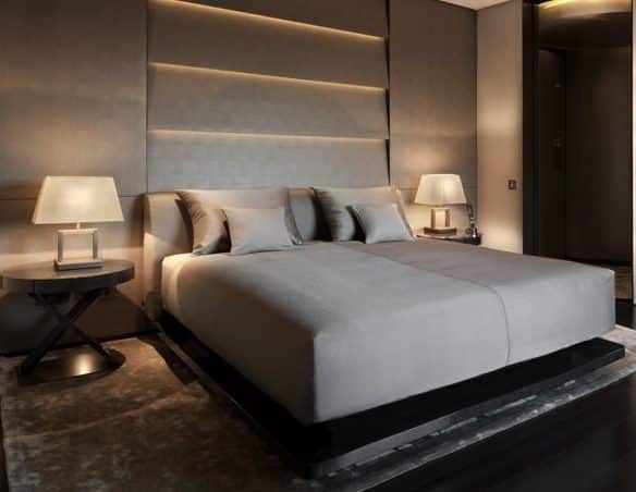Hotel Armani, Milano, stanza da letto