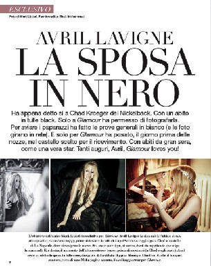 Avril Lavigne matrimonio