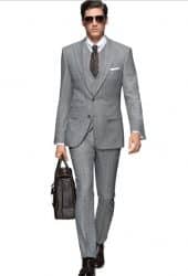 selezione vestiti eleganti uomo hugo boss completo grigio
