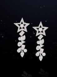 Chanel orecchini originali alta gioielleria pendenti stella