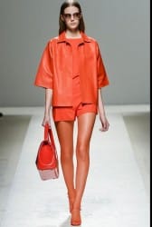 abbigliamento donna max mara primavera estate 2014 completo arancio
