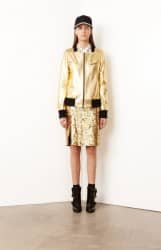 moda DKNY primavera estate 2014 giacca oro