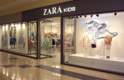 punti vendita Zara Kids Italia vetrina