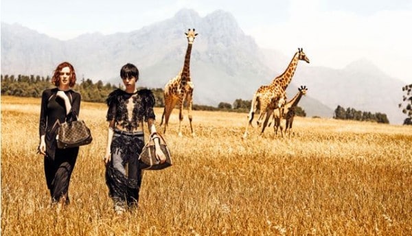 Louis Vuitton campagna pubblicitaria spirit of travel bauletti