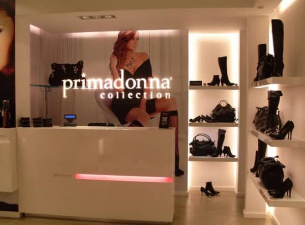 Primadonna Collection negozi Roma esposizione