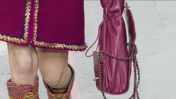 sfilata Chanel borse autunno inverno 2014 2015 zainetto