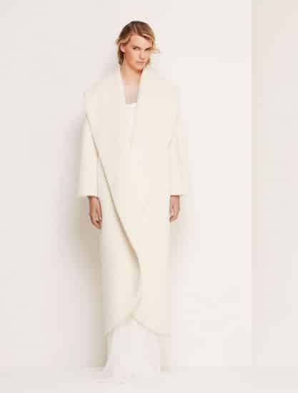  Max Mara sposa 2014 cappotto vestaglia con scollo a scialle Calla