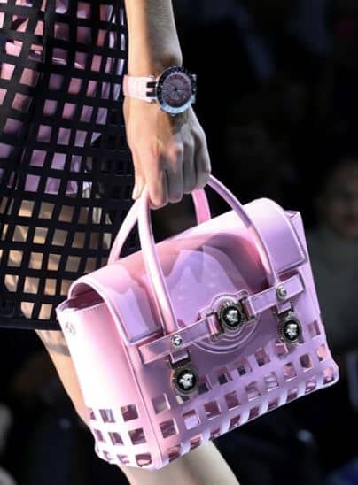 Versace borse primavera estate 2015 rosa