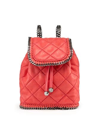 Falabella Quilted Mini Backpack pink 1280.00 euro