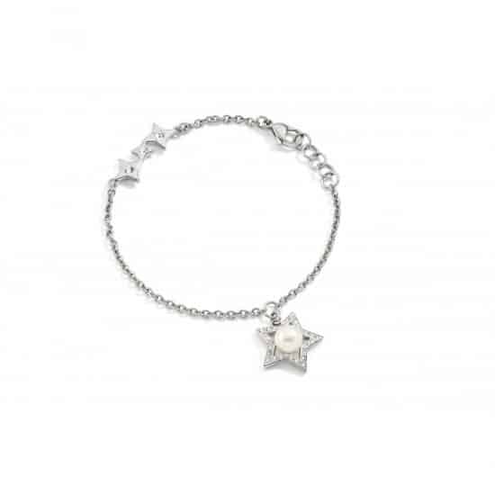 Morellato bracciale Luci stella acciaio, perle e pietre 69.00 euro