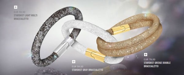 Swarovski bracciali prezzi stardust modelli