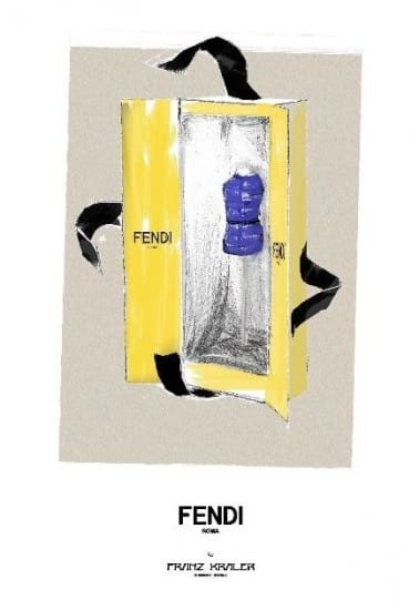 Fendi capsule collection Frank Kraler Cortina fur