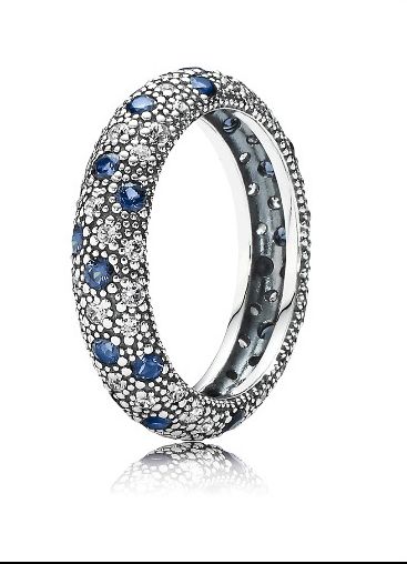 Pandora anello Eternity zirconia e cristallo blu notte 119.00 euro