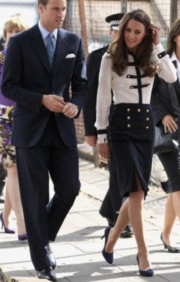 Kate Middleton stile militare in Alexander McQueen
