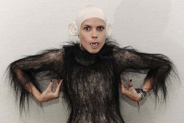 Heidi Klum costume scimmia