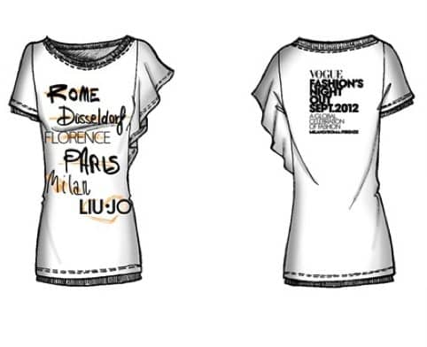 T-shirt limited edition Liu Jo per la VFNO 2012