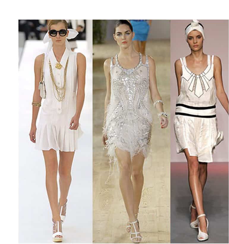 La moda anni 20 continua a ruggire: abiti lineari, perline e cloche