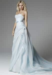 collezione abiti da sposa blumarine 2013 azzurro organza