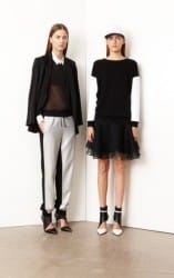 bianco e nero per DKNY p/e 2014