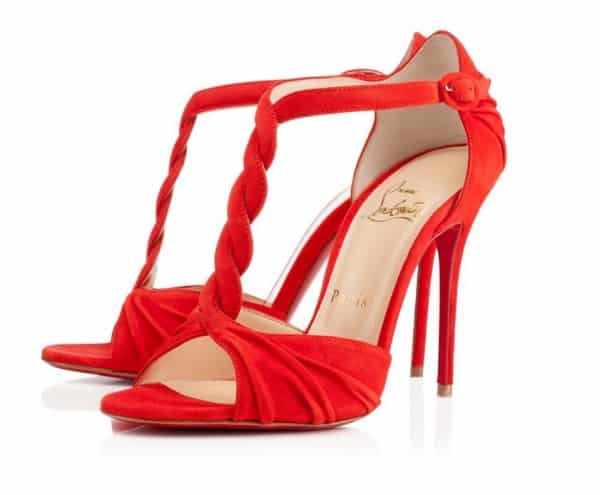 Louboutin collezione estate 2014 sandali rossi