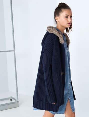 Bershka catalogo autunno inverno 2014 2015 giacca lana