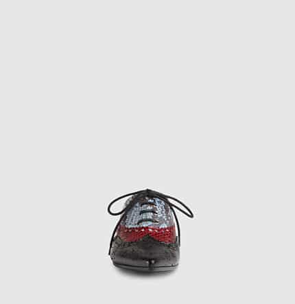 Gucci scarpa stringata in pitone traforato 965.00 euro