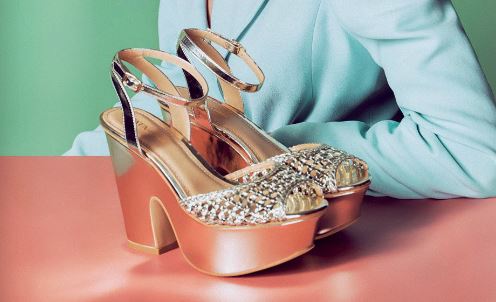 Tata gold metallic sandal 59.95 euro