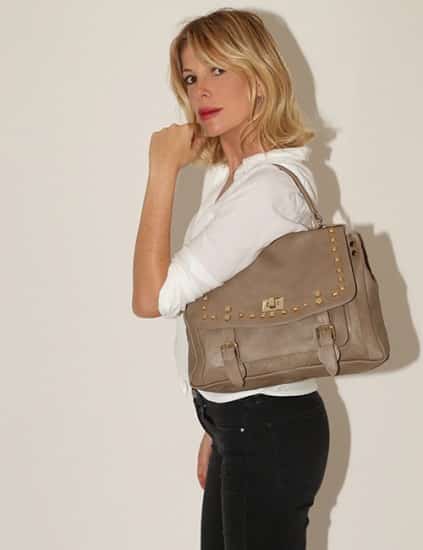 Marks Angels Lucy medium borchie e pelle taupe 220.00 euro
