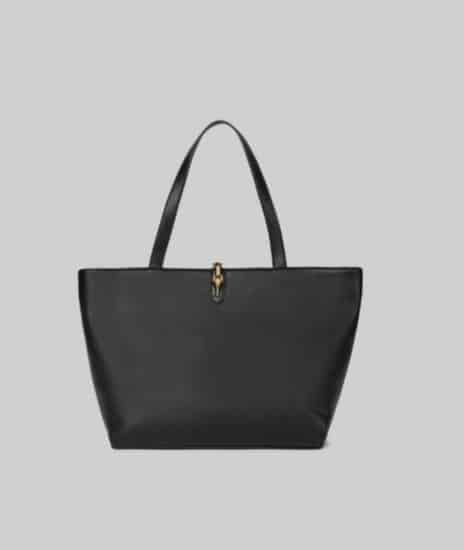 Shopping bag nera comoda Trussardi